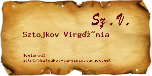 Sztojkov Virgínia névjegykártya